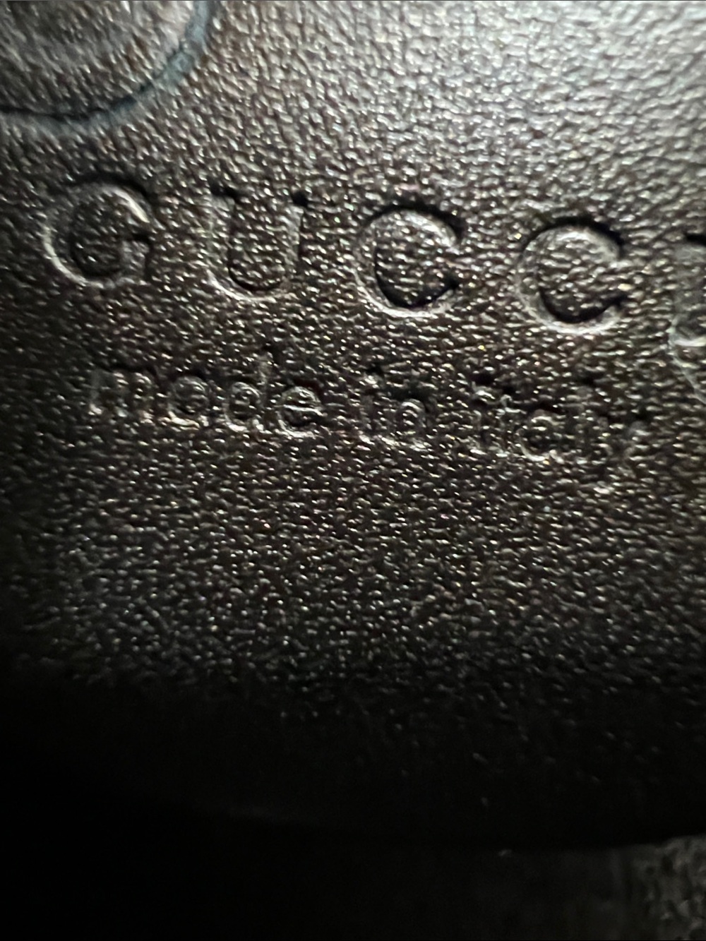 Gucci Bronze Leather Structured Tote with Top Handle and Crossbody Strap - Picture 8 of 15